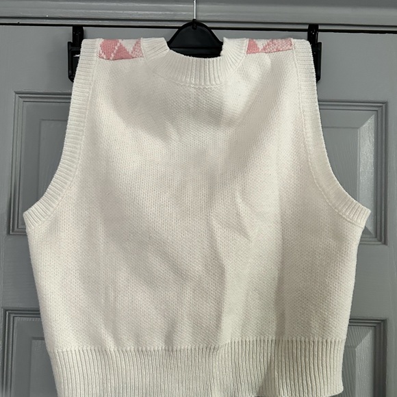 Women’s lovely  checked jumper top size L - Picture 3 of 3